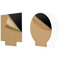 Plaques acryliques vierges pour gravure laser, forme carrée ou ronde, pour base lumineuse, feuilles de plexiglas de 3,5 mm, panneau acrylique pour veilleuse LED