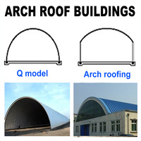 Nueva máquina Longshun K Arch Span Proflex Roofing Truss-less Roofing System Machine