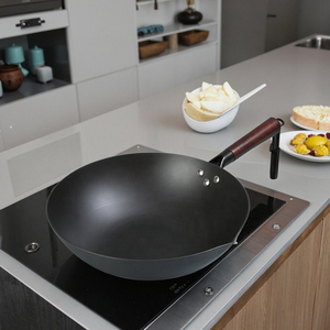Poêle <span class=keywords><strong>Wok</strong></span> 201 en acier inoxydable fiable habilement fabriquée sans danger pour la cuisson à gaz pour la cuisine chinoise pour les hôtels à usage domestique - Product Image 6