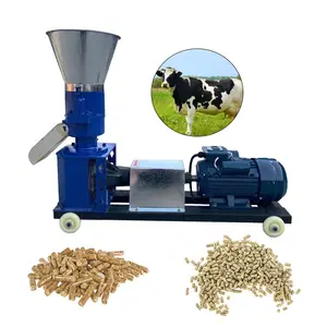 Small animal poultry livestock feed pellet making machine food granulator pelletizer granulating machine