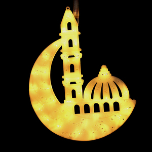 Đèn Led Dùng Pin USB Đèn Trang Trí Tường Ramadan Và Eid Hồi Giáo Nhà Thờ Hồi Giáo Trăng Lưỡi Liềm - Product Image 2