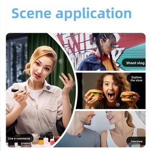 Micrófono de Solapa Inalámbrico Q8 con Direccionalidad Completa y Respuesta de Frecuencia de 20Hz-20KHz para Grabación con <span class=keywords><strong>Teléfono</strong></span> Móvil, Ideal para Influencers - Product Image 4