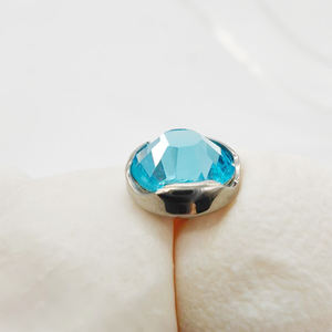 14G 16Gキュービックジルコニア皮膚アンカートップチタン製デインティクリスタルマイクロダーマルボディピアス金メッキ結婚式用 - Product Image 4