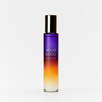 Eau de Parfum Vanille Musc Ambrée Dégradé Violet Flacon Slim pour Femme 100ml 50ml 35ml Vaporisateur de Parfum Vente en Gros Logo Personnalisé 2026