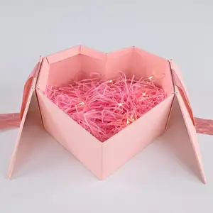 Custom Design High Quality Factory Wholesale Cardboard Valentine's Day Anniversary Birthday to Send Girls Love Gift Box