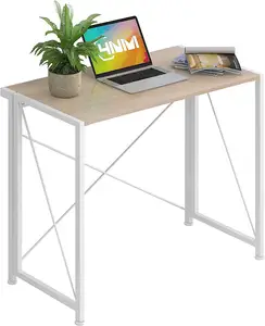 Ev ofis için çekmeceli bilgisayar masası yazma, altın Metal çerçeve soyunma tablo ile makyaj masası