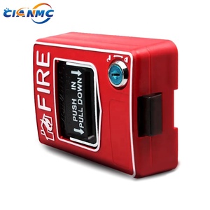 Nhà máy cung cấp màu đỏ nhựa DC9-28V thông thường báo cháy kéo xuống trạm resettable Hướng dẫn sử dụng cuộc gọi điểm nút khẩn cấp - Product Image 2