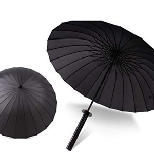 Parapluie Katana Noir 24K en Gros de l'Usine Chinoise - Product Image 2