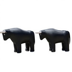 <span class=keywords><strong>Disfraz</strong></span> Inflable de Mascota de <span class=keywords><strong>Toro</strong></span> de Dibujos Animados, Negro, Comercial, para Actividades al Aire Libre, Personalizado, para Adultos - Product Image 1