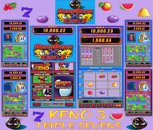 86%-91% Keno Vertical Games Upright Bomb Bomb Keno 3 Texas Keno Arcade Game Board - Product Image 5