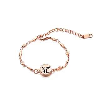 Bracelet diffuseur d'huile pour femmes, nouveau design, marque de luxe, d'aromathérapie, bijoux breloques, 2020