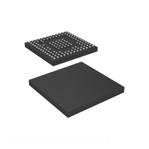 ชิ้นส่วนอิเล็กทรอนิกส์125แบบฝัง EFM32PG12B500F1024IL125-B VFBGA ต้นฉบับ - Product Image 1