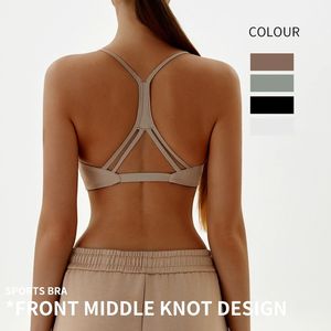 Sujetadores Deportivos de Yoga para Mujer al por Mayor, Tallas S-XXL, Diseño Sexy con Espalda Descubierta y Torcido en la Parte Delantera, para Gimnasio - Product Image 3