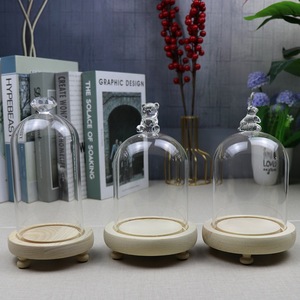 Commercio all'ingrosso eterno fiore copertura di vetro trasparente produttore aromaterapia amore scatola cieca decorazione Desktop - Product Image 6