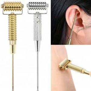 Rouleau électrique de massage du visage, bâton en métal, réflexologie, sonde d'acupuncture, massage de la peau - Product Image 5