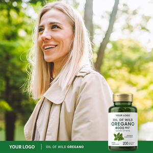 Huile d'origan méditerranéenne naturelle OEM en gélules molles, 100 portions, sans OGM, sans gluten, complément alimentaire à base de plantes - Product Image 3