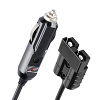 Câble d'extension allume-cigare de voiture vers connecteur d'alimentation Anderson 50A, cordon d'alimentation pour station d'alimentation portable, camping-car, batterie solaire