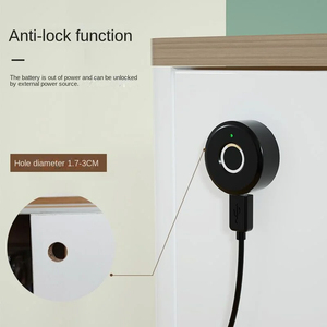 An ninh USB sinh trắc học Keyless từ <span class=keywords><strong>Locker</strong></span> với đồ nội thất tủ nhỏ vân tay điện tử thông minh khóa tủ - Product Image 3