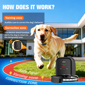 Sistema de Cercado Eléctrico para Perros, Fácil de Montar y Portátil, para Seguridad en el Patio - Product Image 5