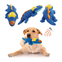 Usine écologique doux en peluche et Latex jouets pour animaux de compagnie grinçant mignon Crocodile interactif à mâcher jouet pour chien