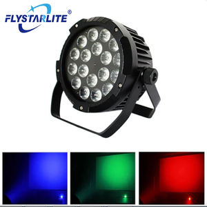 18X18W LED Par Light RGBW 4in1 5in1 6in1 Flat Die-Cast Aluminio Stage Light para hoteles Disco DJ Aplicación - Product Image 2