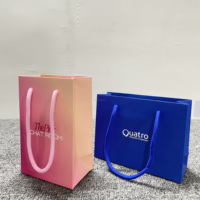 Sac en papier personnalisé avec logo imprimé, design de luxe, pour emballages cadeaux, sac en papier kraft
