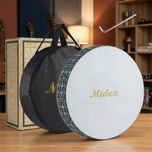 Midex BR-610, Tambor de Mano de Plástico ABS de Doble Capa, Pequeño y Duradero, con Cabezas de Papel Encerado y Cámara de Fibra de Carbono, Mini Instrumento Musical - Product Image 3
