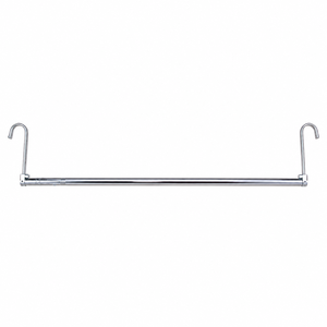 Space Saving Stainless Steel Single Telescopic Pole Adjustable Width Retractable Garment Rail Wardrobe Balcony <strong>Hanging</strong> <strong>Towels</strong> - Product Image 2
