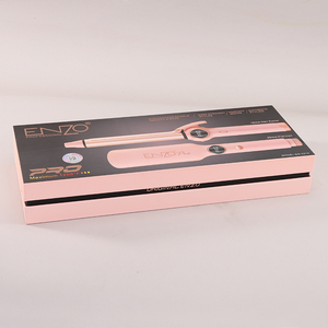 <span class=keywords><strong>ENZO</strong></span> Salon <span class=keywords><strong>Barber</strong></span> Custom logo Plancha De Cabello Ion Negativo Electric Pink 2 en 1 Plancha De Pelo y Rizador Set - Product Image 5