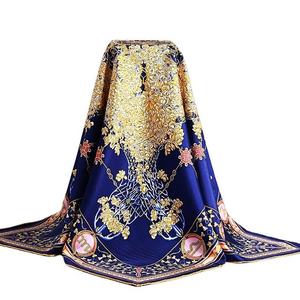 Foulard en <span class=keywords><strong>soie</strong></span> imprimé personnalisé de qualité pour femmes Grand 90*90cm 100% Foulard en <span class=keywords><strong>soie</strong></span> de <span class=keywords><strong>luxe</strong></span> Pure Foulard Femme - Product Image 2