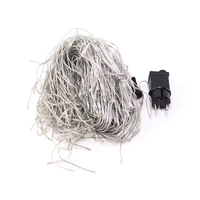 Guirlandes LED de Noël et Ramadan pour décoration extérieure, 10 m, lumières en cuivre pour bars, aménagement urbain, ambiance de jardin, fêtes