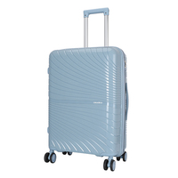 Valises OMASKA de qualité supérieure en PP solide, ensemble de 3 valises de voyage à roulettes silencieuses à 360 degrés