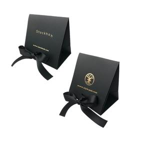 ถุงกระดาษเนื้อละเอียดขนาดเล็กสุดหรูสำหรับใส่ของขวัญ ดีไซน์สวยงาม เหมาะสำหรับใส่สร้อยข้อมือ สร้อยคอ ต่างหู อัญมณี แว่นตา พร้อมเคลือบ - Product Image 2