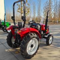 Traktor 4WD pertanian Tiongkok 60HP, taman kecil dengan roda, pengiriman gratis harga pabrik