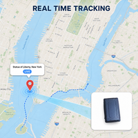 Localizador GPS para Vehículos con Carga Inalámbrica 4G LTE Cat1, 800mAh, Compatible con GPS, BDS, GLONASS, WiFi, LBS, Rastreador GPS Mini en Tiempo Real