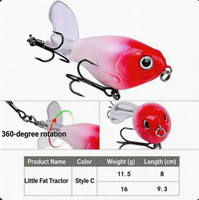 Leurre dur personnalisé en plastique ABS avec hameçons triples en acier inoxydable pour la pêche en eau salée, rivière, lac, et brochet