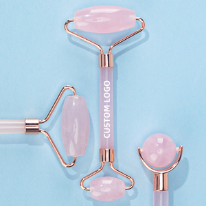 Custom HD Logo Resin Jade Roller and Gua Sha Set Facial Massager for Face and Eyes Professional <b>Massage</b> Roller <b>tool</b> - Product Image 6