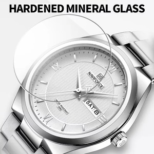 Drioshipping Top Brand Luxury Classic Men Watch Quartz Male <b>Clock</b> <b>Silver</b> Gold Stainless Steel Man Wristwatch Reloj - Product Image 3