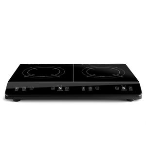 Placa de Inducción Eléctrica de Doble Quemador, 4000W, Control Táctil, Superficie de Vidrio Portátil, Cocina Eléctrica Doméstica - Product Image 1