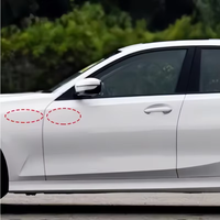 Autocollant de garde-boue latéral de voiture en plastique ABS noir brillant, imperméable, auto-adhésif, emblème extérieur, décalcomanie pour tuning BMW