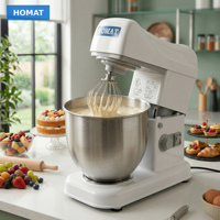 Mixer Planetari HM-Q70 7L Cap Continuously Variable Factory Direct, Mixer Stand Komersial Kelas Atas untuk Toko Roti Profesional