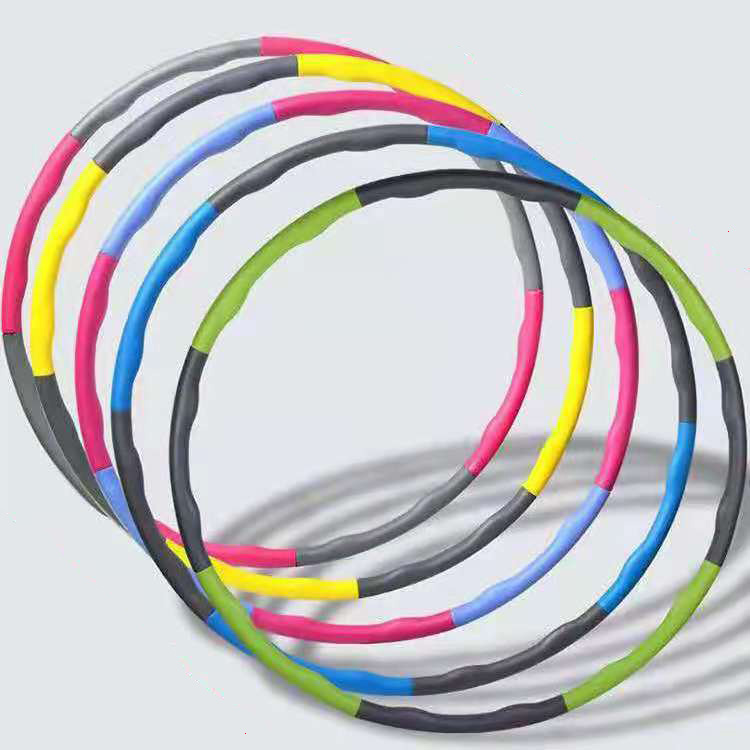 Removable Fitness hula hooping High Quality Hula Hoops Ring Gym Equipment Fitness Soft Waist Hula Ring Weight Set