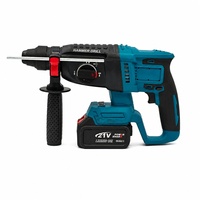Kit d'outils électriques de rénovation avancé 21V sans balais, perceuse rotative pour carrelage et mur, batterie au lithium 1200W