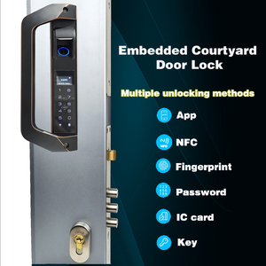 Cerradura electrónica de puerta de Villa impermeable al aire libre de alta calidad cerradura inteligente automática de huellas dactilares - Product Image 2