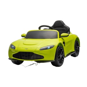 Auto Elettrica per Bambini con Licenza Aston Martin 12V, Macchina Cavalcabile con Telecomando e Luci LED per Bambini e Bambine - Product Image 1