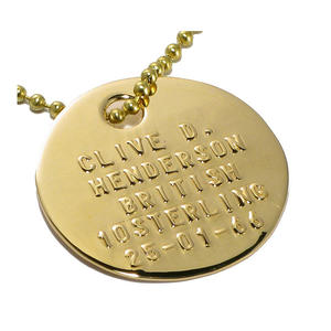 Günstige benutzer definierte Laser gravur geprägte Edelstahl wasserdicht niedlichen Metall ID Halskette Hund Namensschild Anhänger Zubehör - Product Image 6