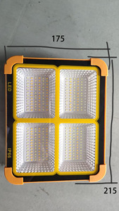 Xách tay IP65 không thấm nước <span class=keywords><strong>LED</strong></span> năng lượng mặt trời ánh sáng ngân hàng điện đa chức năng tuyệt vời thiết bị di động cho chiếu sáng làm việc ánh sáng - Product Image 6