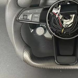 <span class=keywords><strong>พวงมาลัย</strong></span>หนังคาร์บอนแบบเจาะรูครึ่งวง รุ่น R8 Start Button สำหรับรถยนต์ออดี้ A3 A4 A5 A6 C7 C8 Q3 Q5 Q7 4L SQ5 SQ8 TTRS - Product Image 5