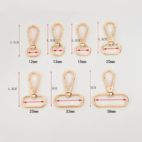 Boucles de sac à main et de bagages en alliage de zinc multi-tailles, style sportif, avec fermoirs en forme d'œuf, clips pour chiens, testés au sel, accessoires de sac fabriqués