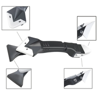 Spatule en silicone 5 en 1 pour le nettoyage des fenêtres, l'élimination de la colle, le racloir à joint, l'organisateur de mastic, le grattoir en silicone, le kit de nettoyage des joints